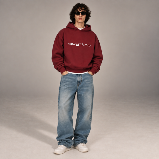 Red Essential Hoodie - quyttro