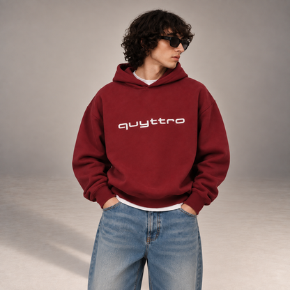 Red Essential Hoodie - quyttro