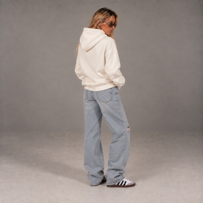 White Essential Hoodie - quyttro
