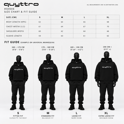 Black Essential Hoodie - quyttro